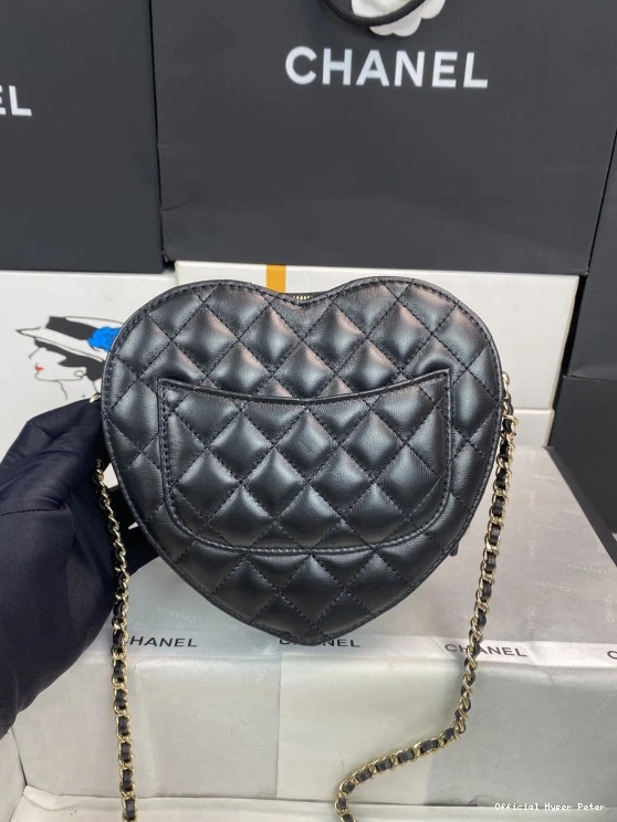 HyperPeter Bag-18*16.5*6.5CM Heart CHANEL 0729